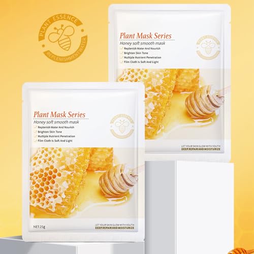 FEXPDL Face Masks Skincare, 10Pack Sheet Face MaskHydrating Face Mask Pure Natural Plant Extracts Face Mask Set, Face Masks Skin Care Deep Cleansing Face Mask Beauty for All Skin Types - Image 5