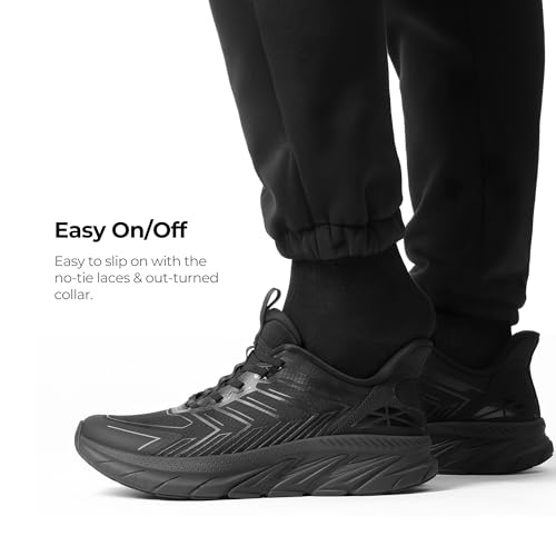 Image of ALLSWIFIT Mens Slip On Walking Shoes Running Sneakers | Comfortable, Tennis, Breathable, Non Slip, Cushion, Lightweight, Athletic, Gym, Workout, Cross Training, Fashion