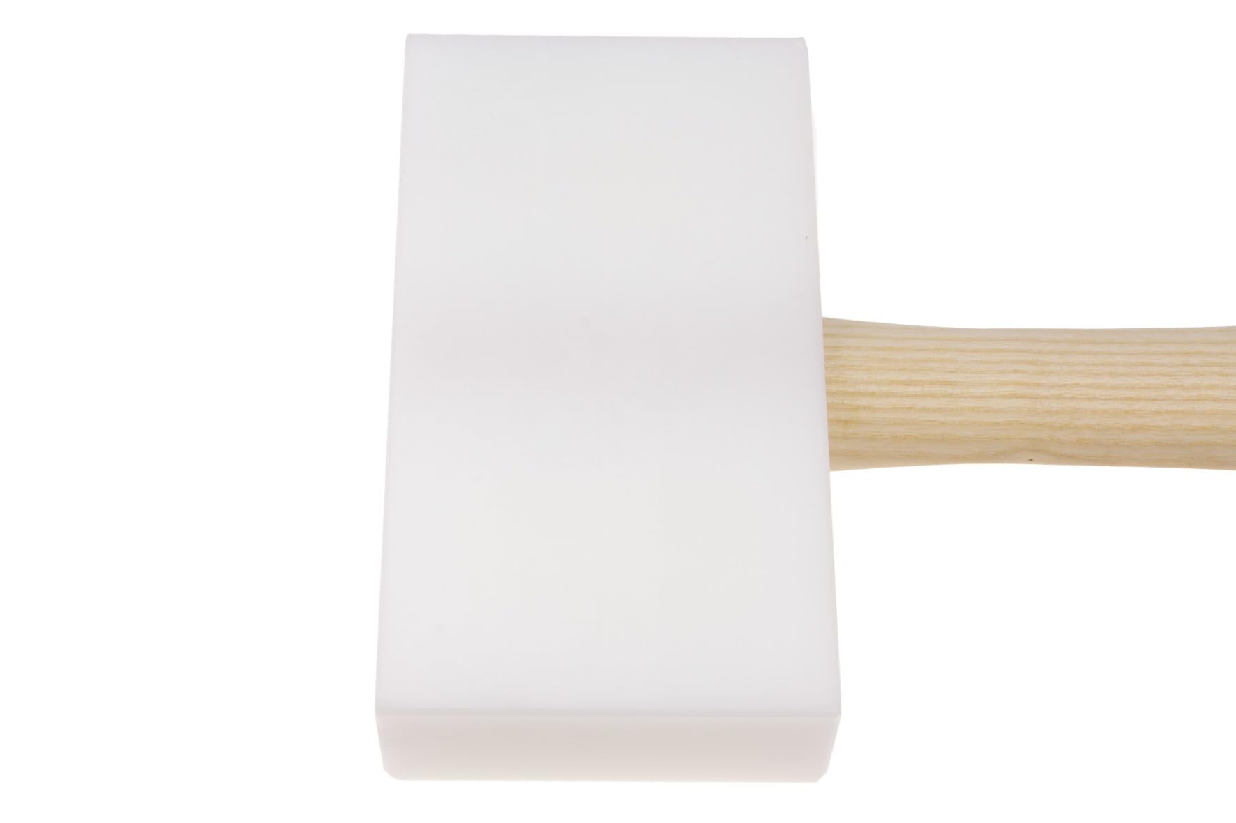 STUBAI Kunststoffhammer eckig 155 × 85 × 35 mm | hochschlagfester, splitterfreier Kunststoffkopf | runde Kanten | Eschenstiel | farbecht & abriebfest | Profi-Spenglerhammer Made in Austria