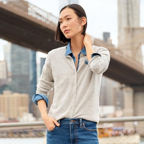 Image of Lands' End Women's Cashmere Cardigan Sweater