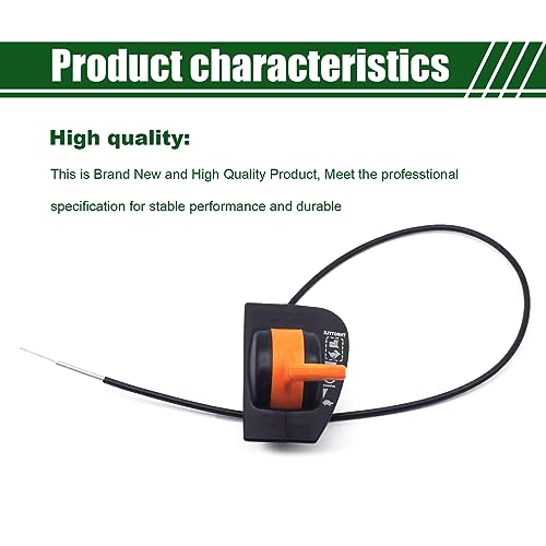 Cable de estrangulador John Deere D140 que soluciona el arranque difícil 3