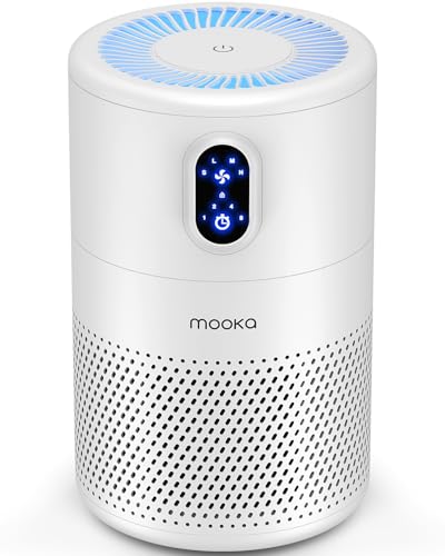 MOOKA Air Purifiers for Home Large Room up to 1076ft², H13 True...