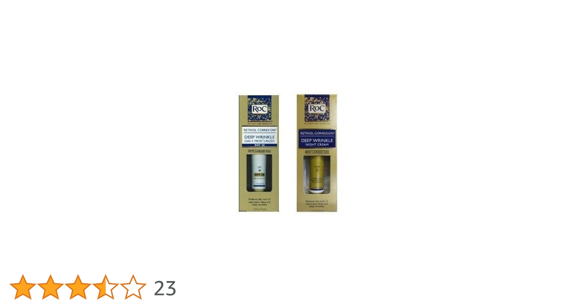 Amazon | RoC NEW増量サイズ！(+3ml) 昼＋夜用2本セット