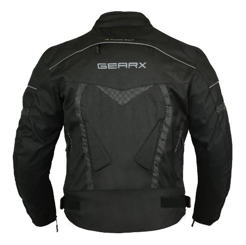Giacca estiva da motociclista con protezione