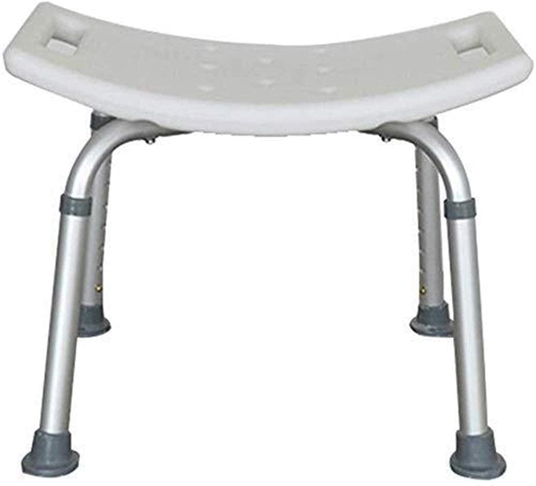 Chaise de douche réglable en aluminium léger pour senior et PMR