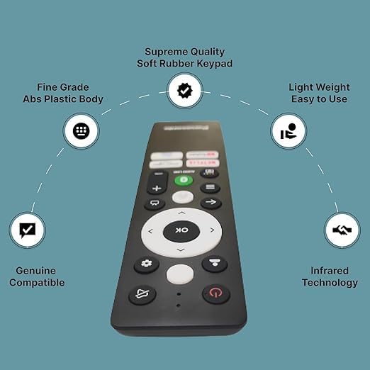 Image of Compatible with Panasonic Smart TV Remote | Non-Voice Replacement Remote | Netflix Prime Video YouTube & Hotstar Hotkeys | for LCD LED OLED QLED UHD 4K Android TVs