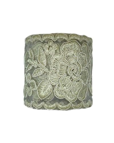 50 Cm Passamaneria Pizzo Rebrodè Ricamo Fiori