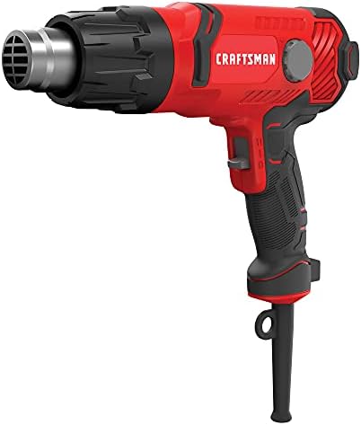 CRAFTSMAN Heat Gun, Corded, Variable Heat Setting up to 1200 Degrees, 1500 Watt (CMEE531)