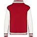 AWDis Kids Unisex Varsity Jacket/Schoolwear (3-4) (Jet Black/White)