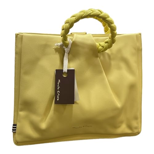 Sac Manila Grace jaune paille idéal pour les sorties estivales