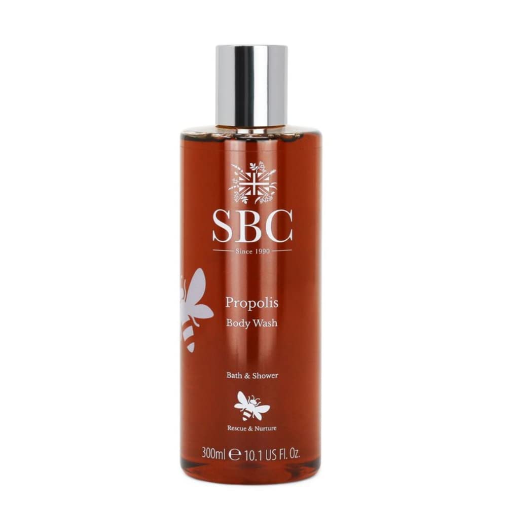 SBC Skincare Propolis Body Wash - 300ml | Soothing Propolis Shower Gel For Sensitive Skin | Award-Winning Propolis Bath And Shower Body Wash For Men And Women