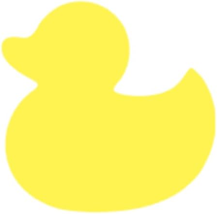 12 Count - 3.5 Yellow Rubber Ducky Die Cuts, Rubber Ducky Cutouts, Rubber Ducky Baby Shower, Rubber Ducky Decorations, Rubber Duck Die Cuts