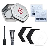 GEAR AID Seam Grip WP Camp & Trail Repair Kit – Waterproof 0.25 oz Sealant with Four Tenacious Tape Hex Patches (2.5', Black and Clear) for Fixing Holes, Seams on Tents, Sleeping Pads and Outdoor Gear