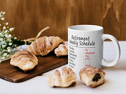 Stuff4 Retirement Gifts for Women Men Funny Mug Leaving Presents for Collegaues, 11oz White Ceramic Dishwasher Safe Mugs - Image 2