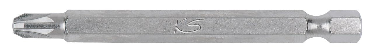 KS Tools 911.7527 1/4" Bit ranurado cruzado PZ# 1, 75mm de longitud