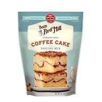 Bob's Red Mill Cinnamon Swirl Coffee Cake Baking Mix - 18.5 oz Bag (Pack of 1), Simple Clean Ingredients, Homemade Taste, Non-GMO