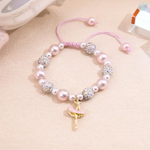 Dance Recital Gifts for Girls Dancer Teacher Ballerina Gifts for Dancers Dancer Lovers Dance Bracelet Charm Dance Gift for Ballet Dancer as Dancing School Competition Gift4