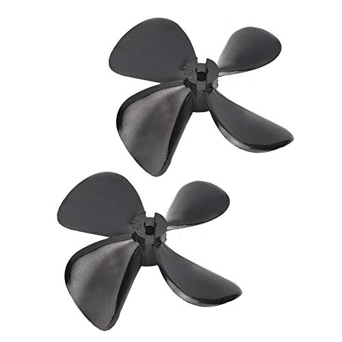Kit de hélice de plástico de 4 cuchillas Omabeta para botes modelo de gran tamaño, 70 mm 5