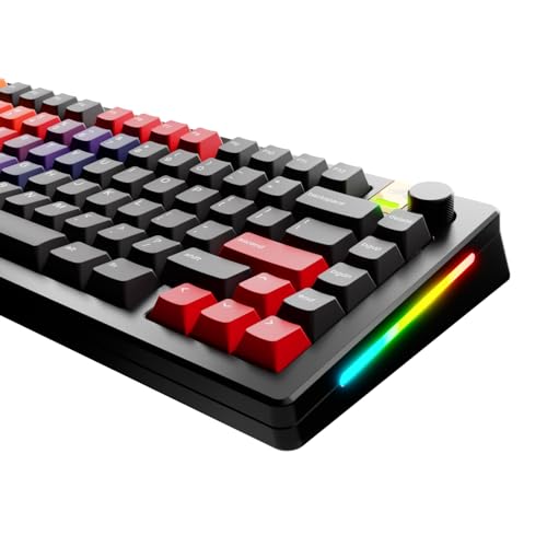 Image of GLORIOUS Gaming - GPBT Gradient Keycaps for Custom Mechanical Keyboards, No Fade Dye-Sublimated, Fits 100%, 75% 65% 60%, PBT Polymer, Fits ANSI & ISO, Supports Windows & macOS - Celestial Fire