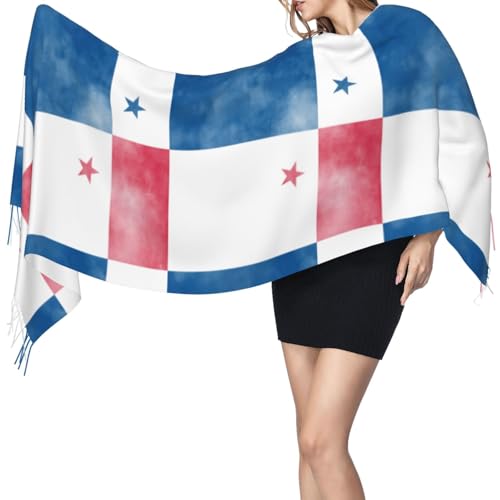 Lightweight Scarves Vintage American Flag Fashion Scarf for Women Warm Soft Winter3