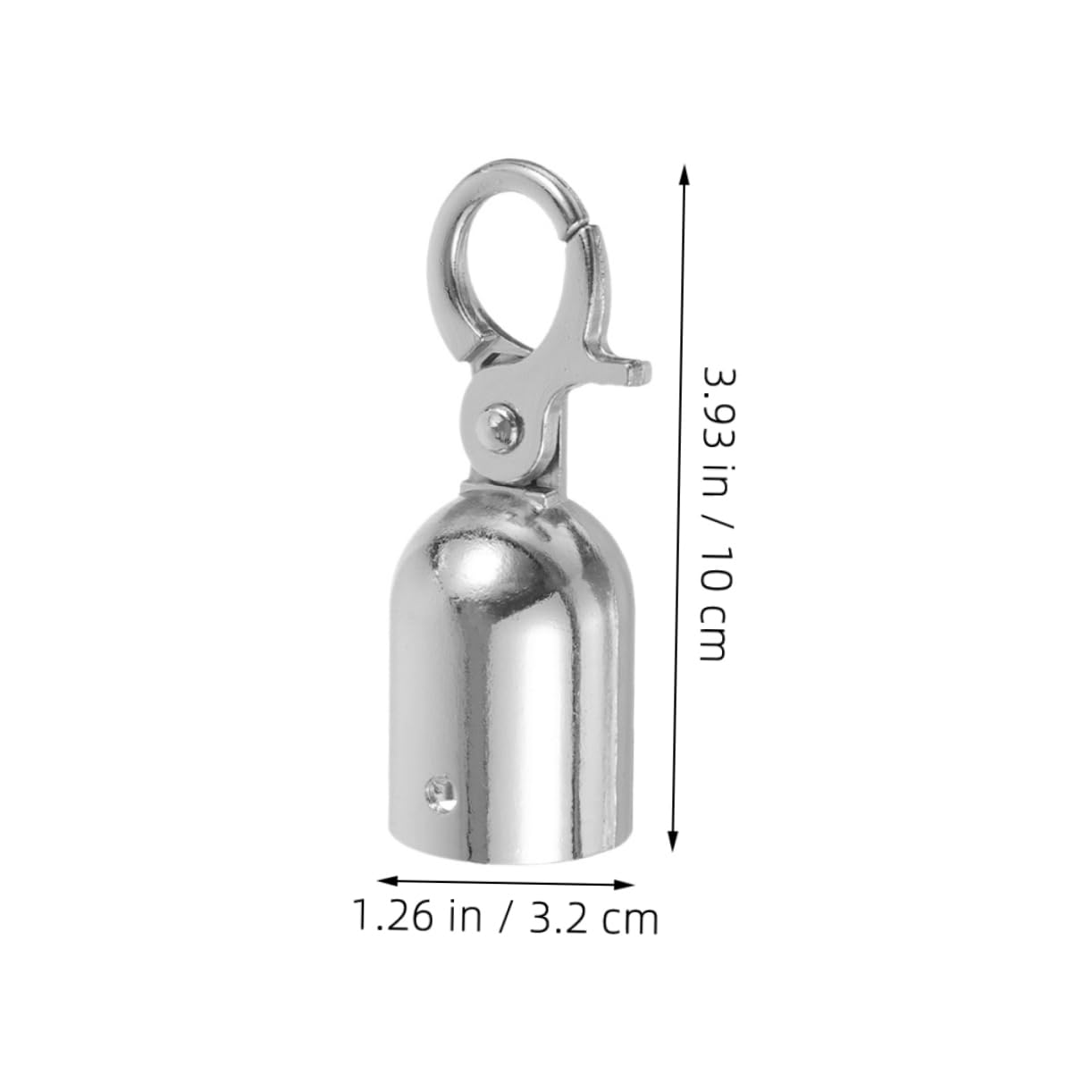 jojofuny 4pcs Rope End Caps with Hook for Barrier Ropes Guardrail Fittings and Queue Dividers Easy Installation and Versatile Use for and Decking Applications