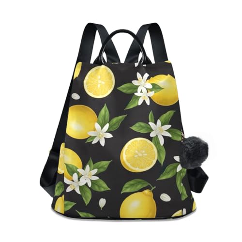 Sac de voyage citrons tendance pour femme style urbain et vacances