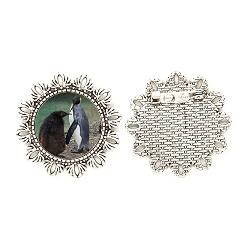 Broche de pingüino para ropa complemento ideal para paseos urbanos y looks de invierno