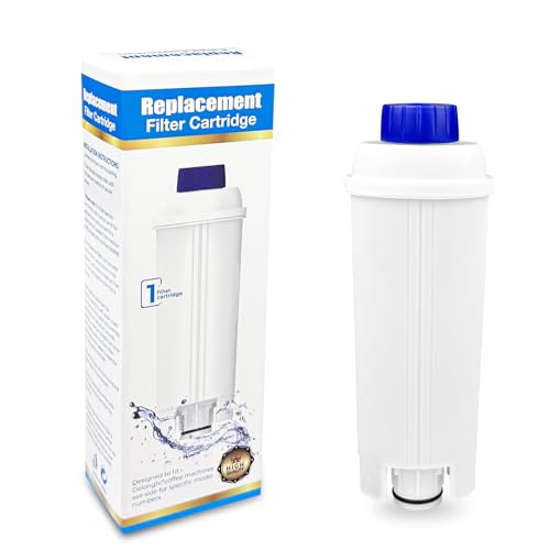 WinGluge Filtro Cafetera, Compatible con Máquinas de Café Delonghi DLSC002, ECAM, ETAM, EC680, EC800Series, Filtros de Agua con Carbón Activado, para Optimiza la Calidad del Café y Previene la Cal
