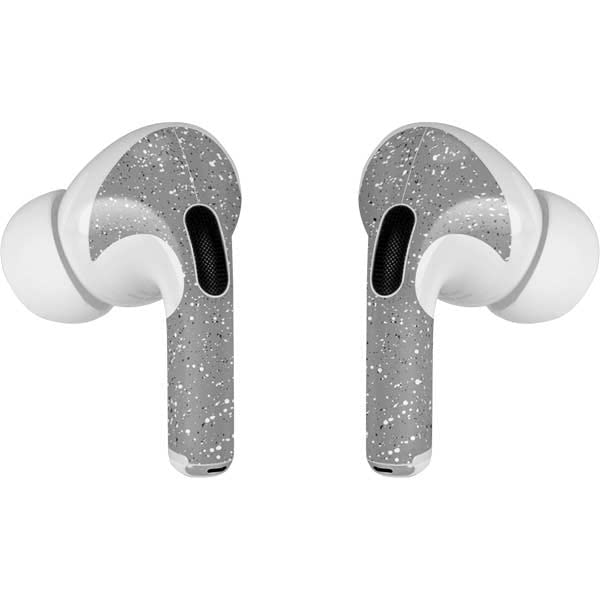 Skinit Decal Audio Skin Compatible with Apple AirPods Pro (2rd Gen, 2022) - Skinit Originally Designed Grey Speckle Design