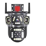 La conception étanche permet une excellente surveillance extérieure - Grâce à son matériau d'ingénierie de coque en plastique de haute qualité et à sa conception étanche professionnelle, votre caméra fonctionnera normalement à une température de -20°~50°, que ce soit par temps de pluie ou de neige.