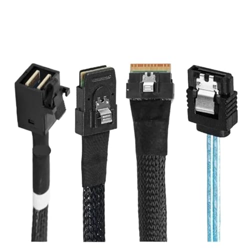 Cable S/AS HD 12G SFF8643 a 4 S/AS 29 Pin SFF8482 1m miniatura 2