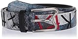 Denim; Liebe Desigual Damen Belt Denim Revolution Gürtel, Dunkelblau, Jeans, 85 cm