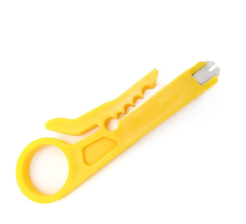 ELECTRO WOLF Wire Stripper Flat Nose Cable Cutter with Practical Punch Down Tool (B0CK4TNYTC) Amazon Price History, Amazon Price Tracker