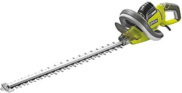 Taille-haies électrique 600 W, lame 60 cm, vitesse 3000 tr/min, 5,1 kg