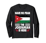 Photo Gallery have no fear the jordanian is here jordan flag maglia a manica Photo Gallery have no fear the jordanian is here jordan flag maglia a manica