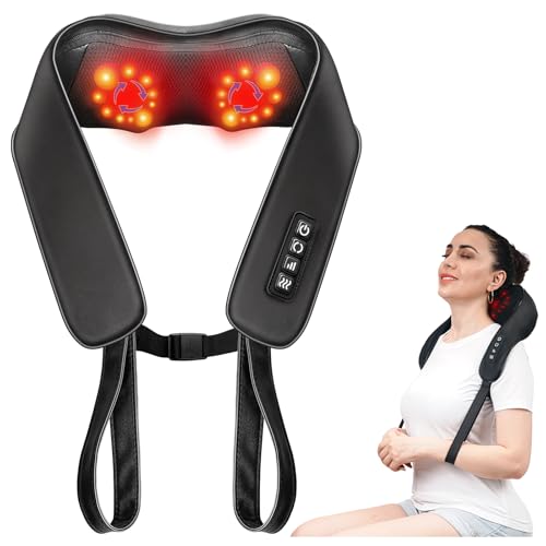 TISSCARE Shiatsu Nackenmassagegerät mit Wärme – Elektrisches Massagegerät für Schulter, Rücken, Beine & Füße – Tiefe Gewebemassage zur Entspannung – Geschenk für Eltern & Partner TISSCARE Shiatsu Nackenmassagegerät mit Wärme – Elektrisches Massagegerät für Schulter, Rücken, Beine & Füße – Tiefe Gewebemassage zur Entspannung – Geschenk für Eltern & Partner