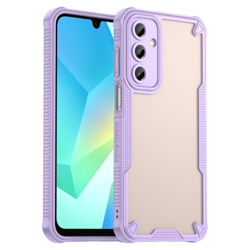 Coque Galaxy A16 5G violette givrée contre les chutes et rayures d'écran