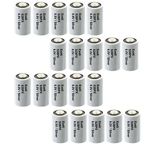 20Pc Exell S28Px 6V Silver Oxide Battery 4Sr44, V28Px, Px28, 544, #TOP30
