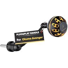 GOMEXUS Power Handle Compatible for Okuma Ceymar Avenger Helios Spinning Reel Replacement Crank