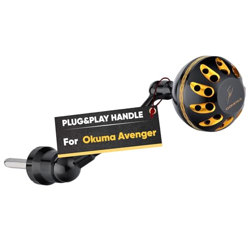 GOMEXUS Power Handle Compatible for Okuma Avenger Spinning Reel Handle
