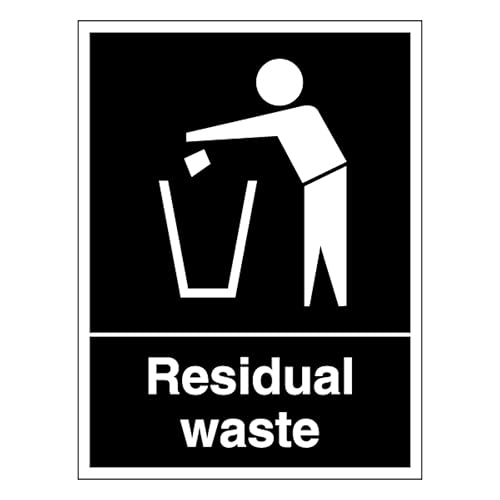 Residuos residuales 450 x 600 mm, plástico rígido superresistente de 2 mm