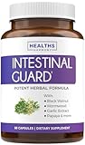 Intestinal Guard (Non-GMO) - Potent Natural Formula with Wormwood, Black Walnut, Goldenseal, PAU D'Arco, Clove, Garlic, More - All in One Supplement - 60 Capsules (No Pills)