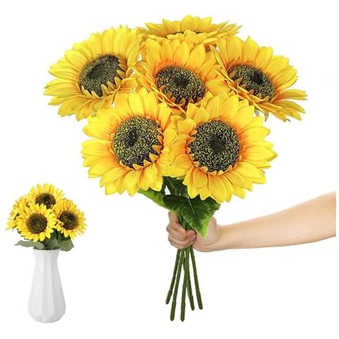 Tournesols artificiels Bafumiu 8 pièces Cover
