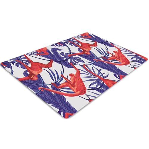 Tapis de chaise rectangulaire protège-sol imperméable en PVC résistant