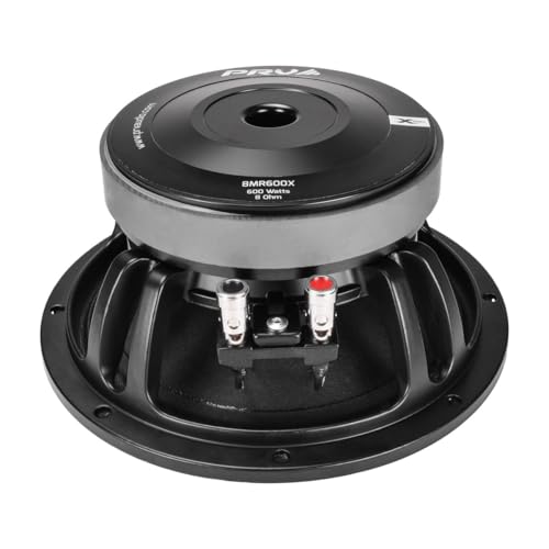 Image of PRV AUDIO 8 Inch Midrange Speaker 8MR600X, 600 Watts, 8 Ohm, 2 in Dual Layer Voice Coil, Pro Audio Speaker (Single)
