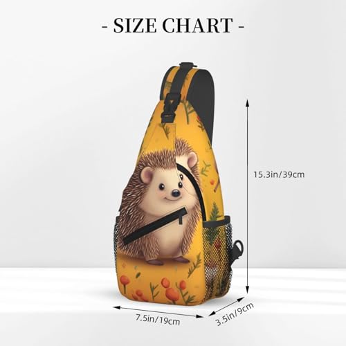Mochila tipo sling negra para senderismo y viaje miniatura 2