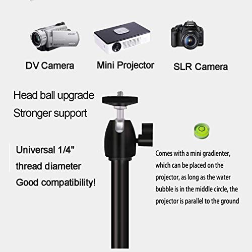 Mini Projector Stand,Height Adjustable 31-62 Inches,Upgraded And Reinforced Chassis,Applicable To Projector Tray Holder,Digital Cameras Camcorders Slrs Camera(Stand Only) #TOP1