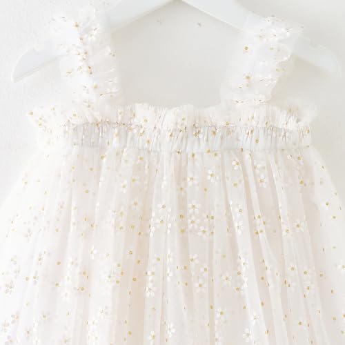 Baby Girls Daisy Tutu Dress Summer SleevelessTulle Tutu Dresses Size 6M-5T4