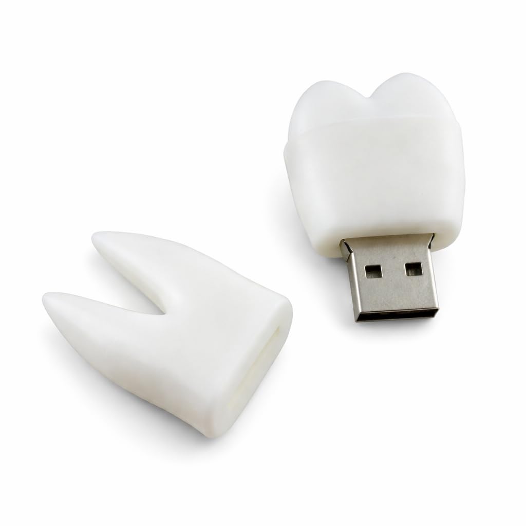 Ulticool - Muela del Juicio 8 GB Dentista Dental - Dentist - Memoria Almacenamiento de Datos – USB Flash Pen Drive Memory Stick - Blanco — view 2
