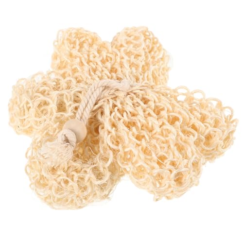 SOIMISS Esponja Exfoliante de Sisal Natural para Baño Bola de Ducha Exfoliante Corporal Masajeador Corporal Multifunción para Adultos Suave y Eficaz Eliminación de Células Muertas Cuidado